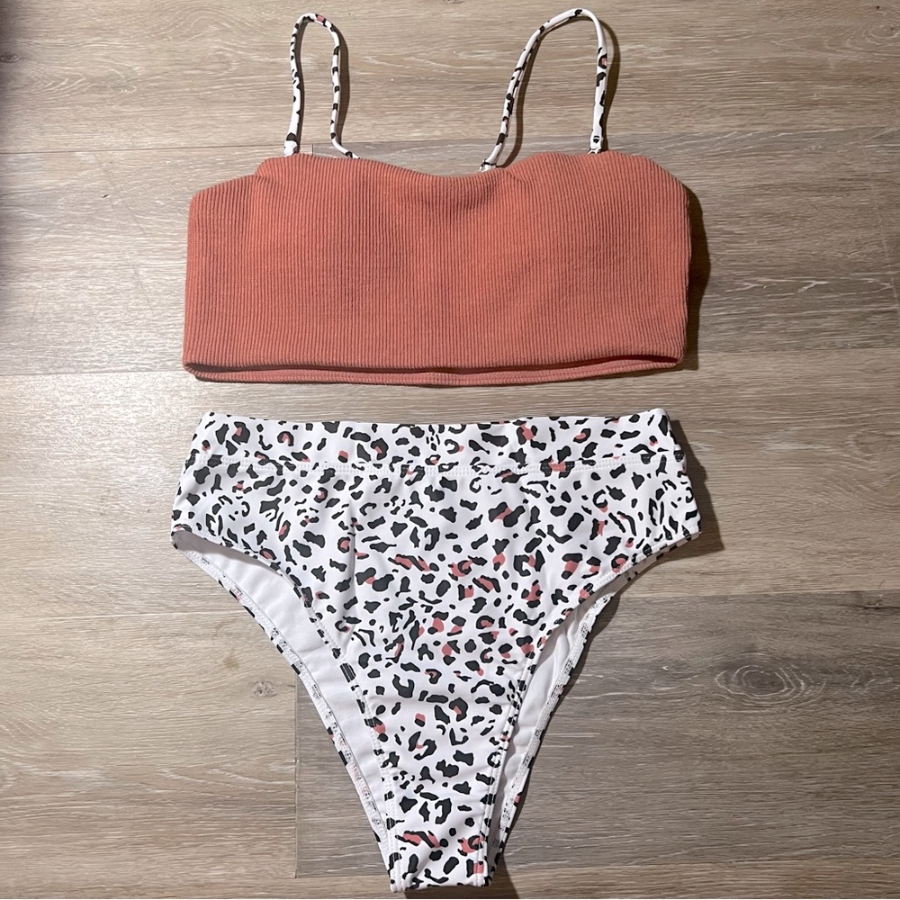 SHEIN Cheetah Print Bikini